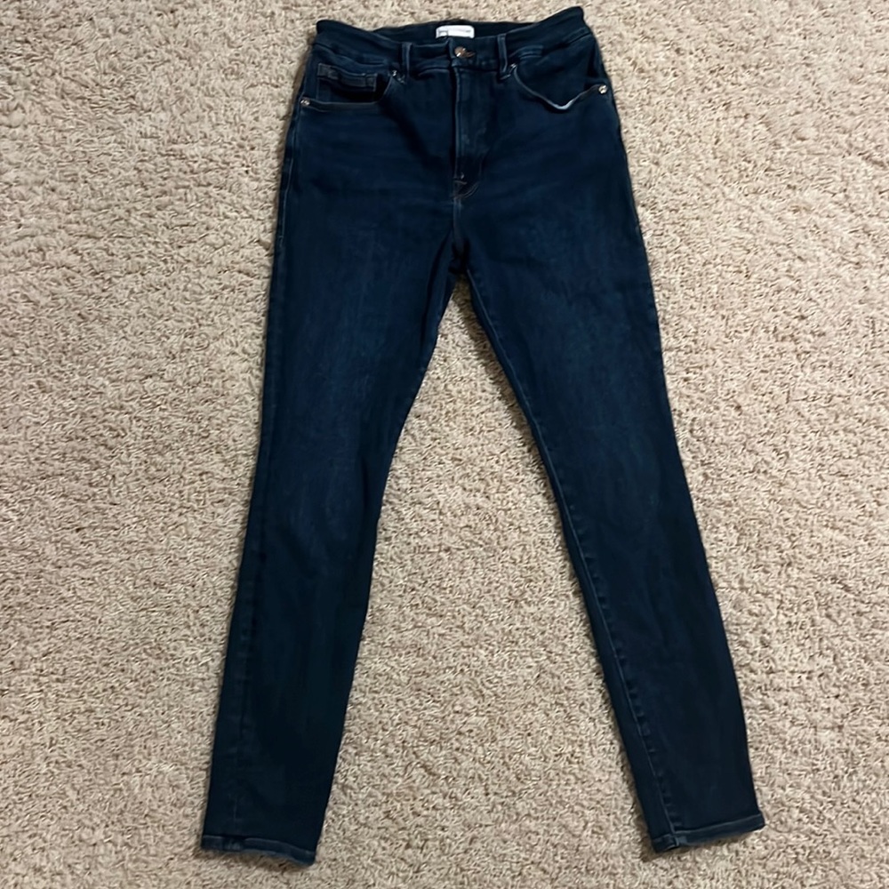 Good American Good Waist Blue387